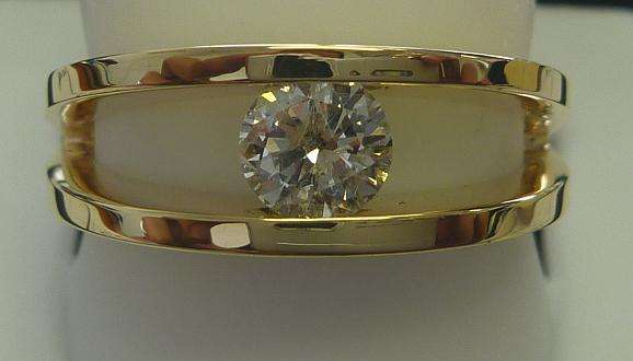 **GORGEOUS [R20968]** HIGH QUALITY TENSION SET [0.450ct] DIAMOND RING [YELLOW GOLD] - BUY SAFE