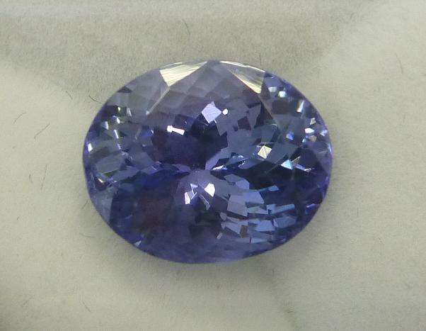 **SPARKLING [R61785]** MASSIVE [5.01ct] OVAL CUT NATURAL TANZANITE - BUY SAFE