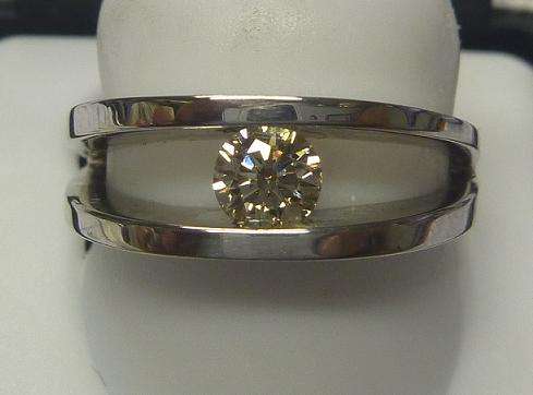 **GORGEOUS [R20968]** HIGH QUALITY [VS2] TENSION SET [0.400ct] DIAMOND RING [WHITE GOLD] - BUY SAFE