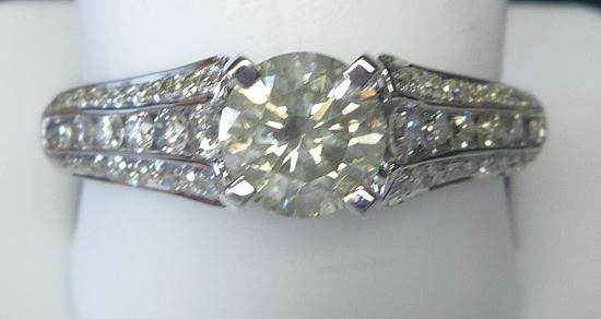 **CERTIFIED [R56852]** WOW [1.712ct] DIAMOND RING [0.712ct CENTRE] 14KT WHITE GOLD -BUY SAFE