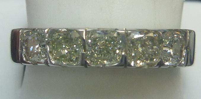 **GORGEOUS [R40518]** ETERNITY STYLE [1.010ct] DIAMOND RING [3.659g] WHITE GOLD - BUY SAFE