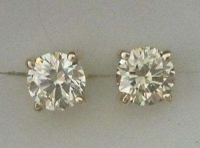 **BARGAIN [R22719]** SPARKLING DIAMOND [0.520ct] EARRINGS [YELLOW GOLD] -  BUY SAFE
