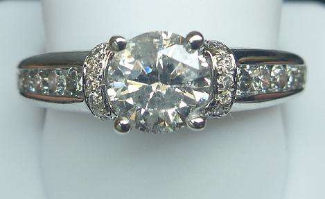 **CERTIFIED [R53084]** WOW [1.600ct] DIAMOND RING [0.850ct CENTRE] 14KT [WHITE GOLD] - BUY SAFE