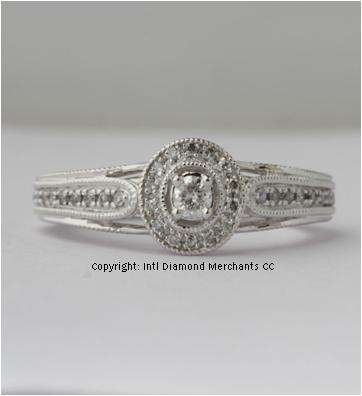 **UNBEATABLE VALUE [R26412]** HIGH QUALITY [0.400ct] DIAMOND RING [3.152g] WHITE GOLD - BUY SAFE