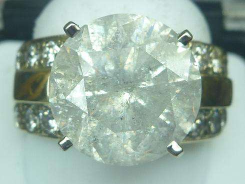 **WHOPPING [8.930ct]** ENORMOUS [R175365] DIAMOND RING  [18KT YELLOW GOLD] - BUY SAFE