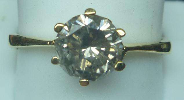**GOOD BUY [R37626]** FAMOUS 1CT DIAMOND SOLITAIRE RING [1.00CT] YELLOW GOLD - BUY SAFE