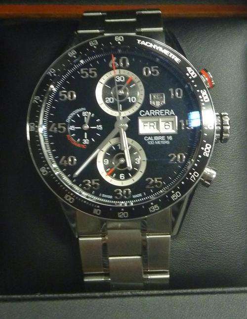 **CALIBRE 16** TAG HEUER WATCH, AUTOMATIC, CHRONO, CARRERA - BUY SAFE