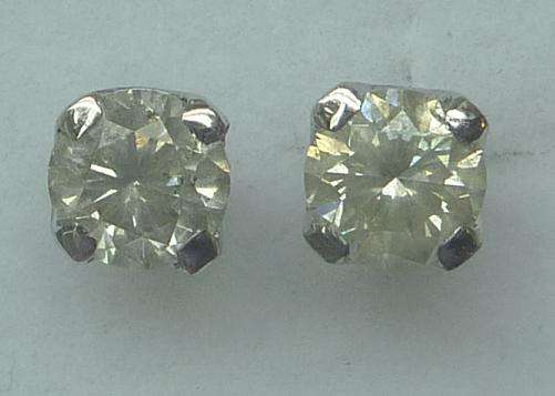 **MASSIVE [R35143]** DESIGNER PAIR [1.035ct] DIAMOND EARRINGS [WHITE GOLD] - BUY SAFE