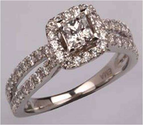 **WOW [R50254]** HIGH QUALITY [1.050ct] DIAMOND RING [3.164g] WHITE GOLD - BUY SAFE