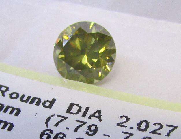 **CERTIFIED** WOW!! MASSIVE [2.0270ct] ROUND CUT DIAMOND @ R1 NO RESERVE - BUY SAFE