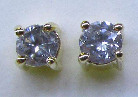 **GORGEOUS [R32196]** DESIGNER SPARKLING [0.800ct] DIAMOND EARRINGS [YELLOW GOLD] - BUY SAFE