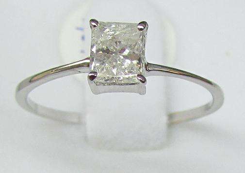 **CRAZY DEAL [R29246]** DESIGNER PRINCESS CUT DIAMOND [0.520ct] RING [WHITE GOLD] - BUY SAFE