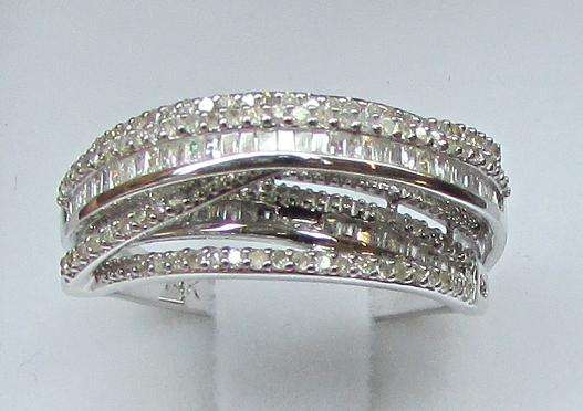 **BEST OF THE BEST [R54563]** TWIST DESIGN [1.250ct] DIAMOND RING [5.671g] WHITE GOLD - BUY SAFE