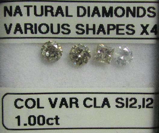 **GORGEOUS DIAMONDS** SPARKLING [1.00ct] MIXED SHAPES [NATURAL DIAMONDS] FROM R1 - BUY SAFE