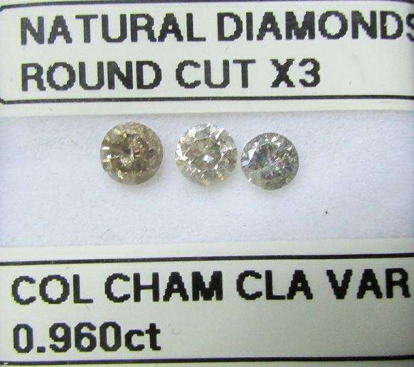 **GORGEOUS DIAMONDS** SPARKLING [0.960ct] MIXED [NATURAL DIAMONDS] FROM R1 - BUY SAFE