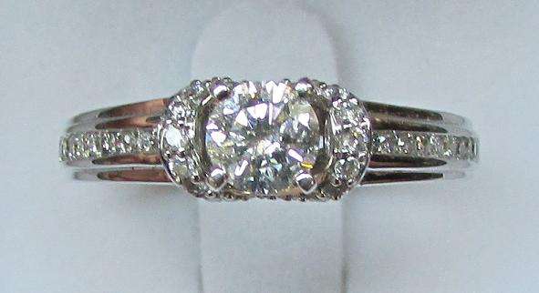 **WOW [R47857]** STUNNING [1.010ct] DIAMOND RING [4.423g] WHITE GOLD - BUY SAFE