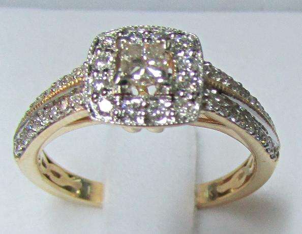 **BRILLIANT VALUE [R30258]** EYE CLEAN [0.650ct] DIAMOND RING [2.826g] YELLOW GOLD - BUY SAFE