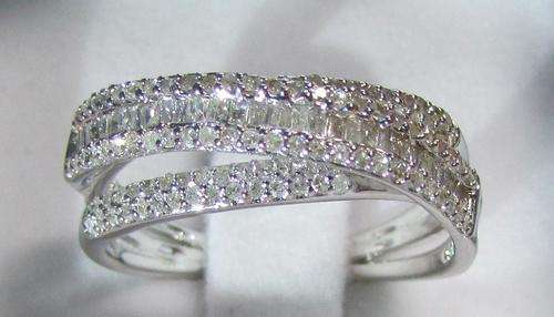 **BEST OF THE BEST [R50634]** TWIST DESIGN [1.100ct] DIAMOND RING [4.353g] WHITE GOLD - BUY SAFE