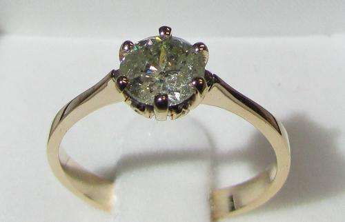 **BARGAIN BUY [R39622]** OUR FAMOUS 1CT DIAMOND SOLITAIRE RING [1.010ct] YELLOW GOLD - BUY SAFE