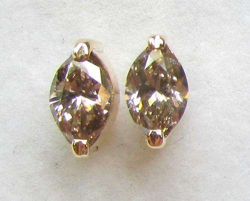 **BEAUTIFUL [R40285]** SPARKLING MARQUISE [1.00ct] DIAMONDS [YELLOW GOLD] - BUY SAFE