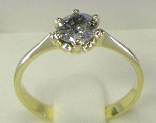 **BARGAIN BUY [R24859]** OUR FAMOUS DIAMOND SOLITAIRE RING [0.700ct] YELLOW GOLD - BUY SAFE