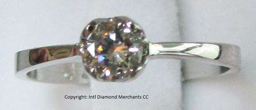 **4 CLAW [R22528]** ROUND CUT [0.295ct] SOLITAIRE [EYE CLEAN] DIAMOND RING [WHITE GOLD] - BUY SAFE