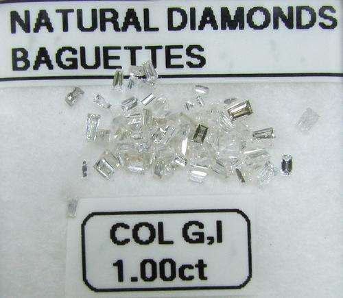 **LOOSE DIAMONDS** SCINTILLATING [1.00ct] BAGUETTE CUT [SI1 CLARITY] DIAMONDS FROM R1 - BUY SAFE
