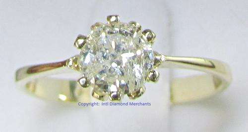 **BACK BY DEMAND [R41859]** OUR FAMOUS 1CT DIAMOND SOLITAIRE RING [1.020ct] YELLOW GOLD - BUY SAFE