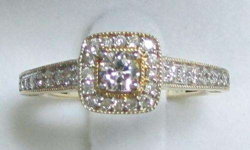 **PROMO [R30751]** HIGH QUALITY [0.610ct] DIAMOND RING [2.425g] YELLOW GOLD - BUY SAFE