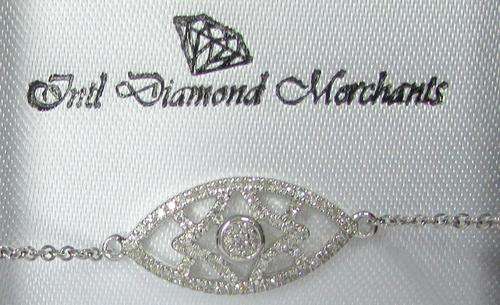 **BEAUTIFUL [R29262]** DIAMOND [0.258cts] BRACELET ROUND CUT [WHITE GOLD] - BUY SAFE