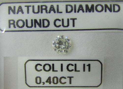 **NATURAL DIAMOND** SPARKLING [0.400ct] ROUND CUT [ COLOUR I ] DIAMOND STARTING AT R1 - BUY SAFE