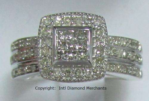 **ONCE-OFF GORGEOUS [R37563]** DIAMOND [0.745ct] RING [4.716g] WHITE GOLD - BUY SAFE
