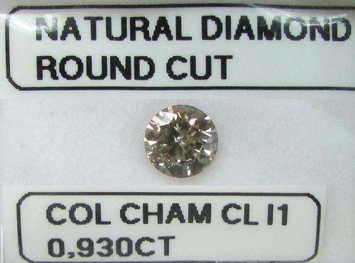 **BARGAIN DEAL** [0.930ct] ROUND CUT [CHAMPAGNE] DIAMOND STARTING AT R1 - BUY SAFE