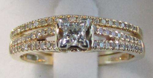 **ONCE-OFF GORGEOUS [R40258]** BRIDAL TWINSET [1.00ct] DIAMOND [H/SI1] RING [YELLOW GOLD] - BUY SAFE