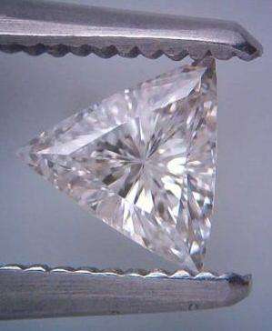 **LAB CERTIFIED** Natural [0.72ct] Trilliant Cut [I / SI2] Diamond + Appraisal - Buy Safe