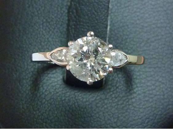 **GENUINE [1.200ct] ROUND CUT DIAMOND RING** SOLID [18KT] WHITE [2.223g] GOLD - BUY SAFE
