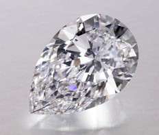 **DIA CERTIFIED** [0.460ct] HIGH QUALITY [ L / SI1 ] PEAR SHAPED SHAPED DIAMOND - BUY SAFE