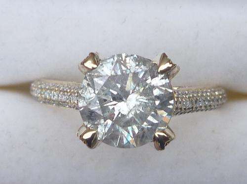 **HUGE [R71864]** STUNNING  [2.350ct] NATURAL DIAMOND RING [2.971g] YELLOW GOLD -BUY SAFE