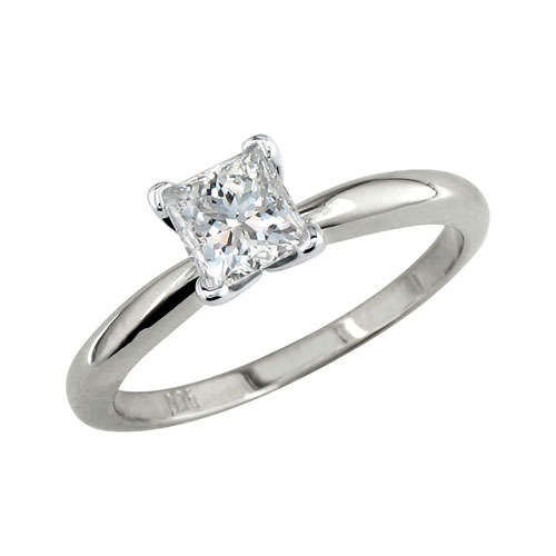 **AMAZING SOLITAIRE [R35432]** DIAMOND [0.5200ct] RING [2.167g]18KT WHITE GOLD - BUY SAFE