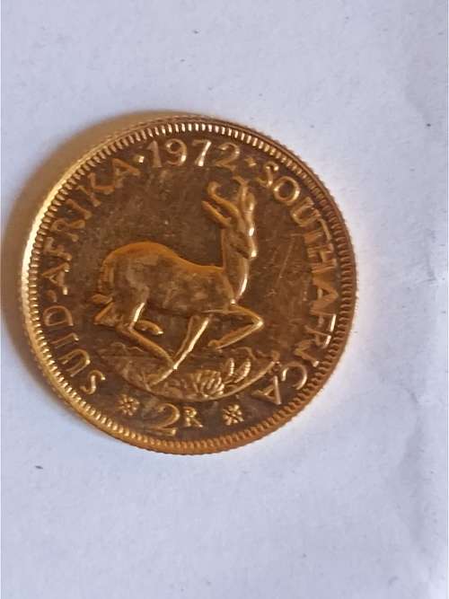 1972 Republic of South Africa R2 Gold Coin