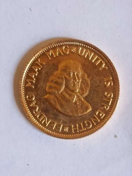 1972 Republic of South Africa R2 Gold Coin