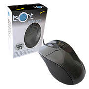 ISONIC 2003 MINI OPTICAL MOUSE, USB+PS/2, BLACK