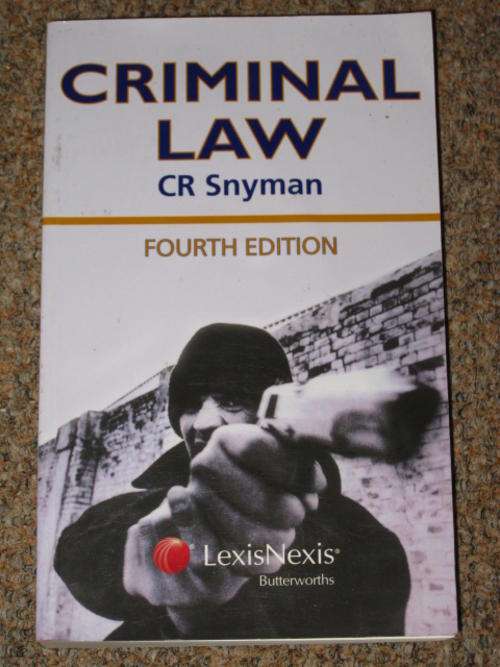 CRIMINAL LAW: FOURTH EDITION - SNYMAN