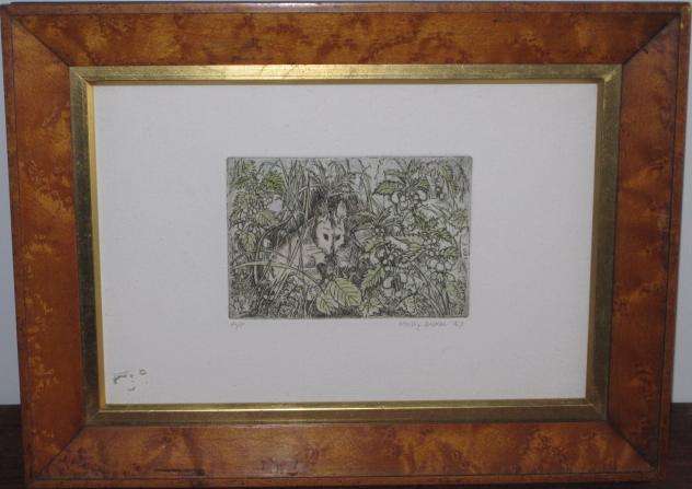 MOLLY DICKER - Colour Lithograph; Artist's Proof Engraving - 1987