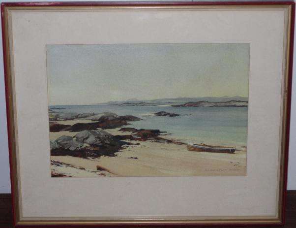 IAN BUCHANAN-DUNLOP - Watercolour on paper - Seascape