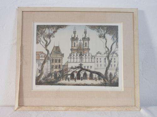 SIGNED PRINT - HISTORICAL BUILDINGS