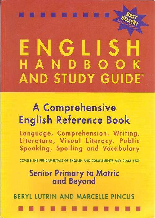 ENGLISH HANDBOOK AND STUDY GUIDE: A COMPREHENSIVE ENGLISH REFERENCE BOOK - BERYL LUTRIN