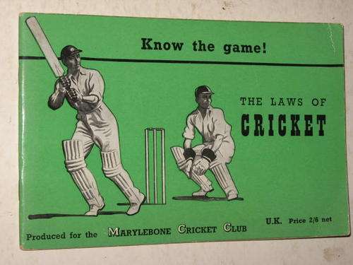 KNOW THE GAME: THE LAWS OF CRICKET - PRODUCED FOR THE MARYLEBONE CRICKET CLUB