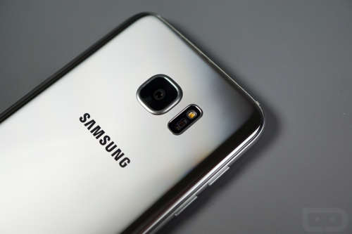 Samsung Galaxy S7 Edge - silver titanium