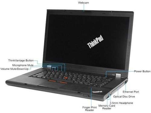 LENOVO THINKPAD T530 - 15.6" - 500GB HARD DRIVE - INTEL i5